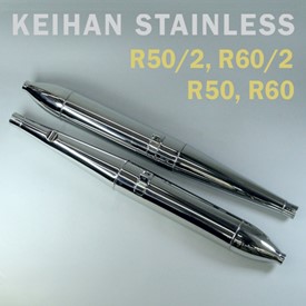 Keihan Stainless Steel Mufflers for R50, R60, R50/2, R60/2