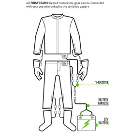 Firstgear® Men's Gen4 Heated Jacket Liner