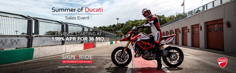 Summer of Ducati Sales Event - Hypermotard, Streetfighter, Diavel, and Multistrada