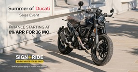 Summer of Ducati Sales Event - Scrambler, Monster, and DesertX