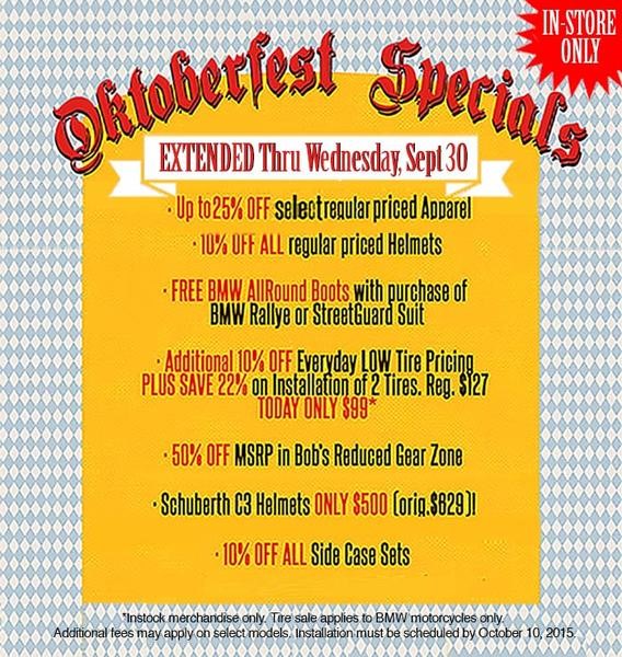 Oktoberfest Sale EXTENDED!