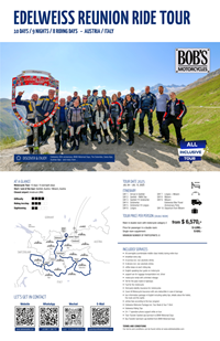 Edelweiss Austria/Italy Motorcycle Tour