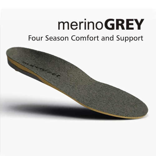 Superfeet popular merinoGREY Wool Maximum Support Shoe Insoles Size C