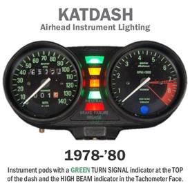 KATDASH LED Instrument Lighting System for 1978-'80 Airheads