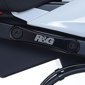 R&G Rear Foot Rest Blanking Plate for BMW HP4 '13--14, S1000RR '10-'18 & S1000R '14-'19 | Single